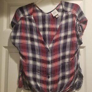 Knox Rose Medium Capped Sleeve Shirt